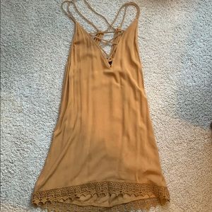 Spaghetti strap “hippie” dress